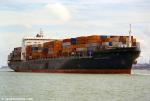 ID 546 NEDLLOYD NORMANDIE (1992/53409grt/IMO 9000601. Renamed CMA CGM NORMANDIE, MSC NAPOLI) inbound at Southampton, England. Caught in horrendous storms on 18 January 2007 as MSC NAPOLI was holed and...
